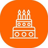 Cake Creative Icon Design vector