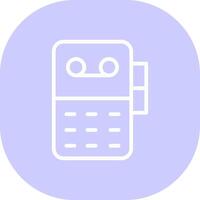 Voice Recorder Creative Icon Design vector