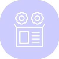 Procedure Package Creative Icon Design vector