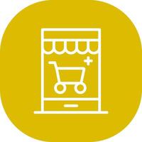 Personalized Web Store Creative Icon Design vector