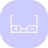 Medical Glasses Creative Icon Design vector