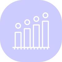 Graphs Creative Icon Design vector