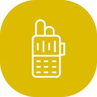 Walkie Talkie Creative Icon Design vector