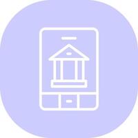 Banking App Creative Icon Design vector