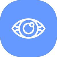 Cataract Creative Icon Design vector