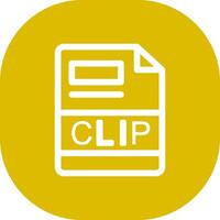 CLIP Creative Icon Design vector