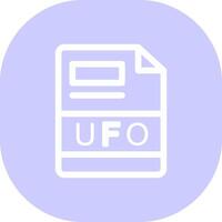 UFO Creative Icon Design vector