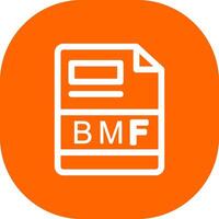 bmf creativo icono diseño vector