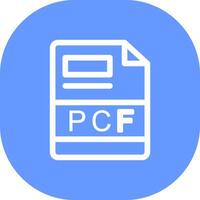 PCF Creative Icon Design vector