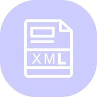 xml creativo icono diseño vector