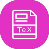 TeX Creative Icon Design vector