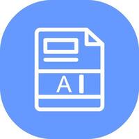 AI Creative Icon Design vector