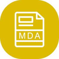 MDA Creative Icon Design vector