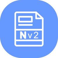 NV2 Creative Icon Design vector