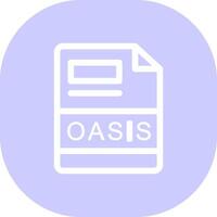 OASIS Creative Icon Design vector