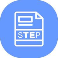 STEP Creative Icon Design vector