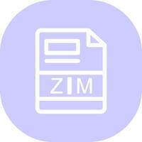 ZIM Creative Icon Design vector