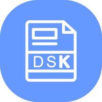 DSK Creative Icon Design vector