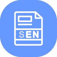 SEN Creative Icon Design vector