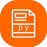 py Creative Icon Design vector