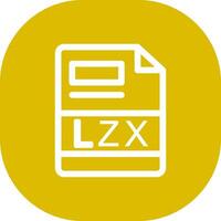 lzx creativo icono diseño vector