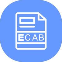 ECAB Creative Icon Design vector