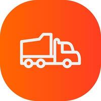 Truck Creative Icon Design vector