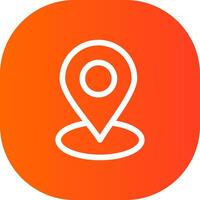 Location Creative Icon Design vector