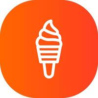 Ice Cream Creative Icon Design vector