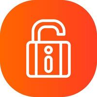 Unlock Creative Icon Design vector