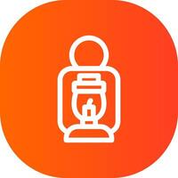 Lantern Creative Icon Design vector