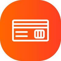 Credit Card Creative Icon Design vector