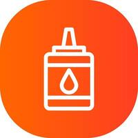 Glue Creative Icon Design vector