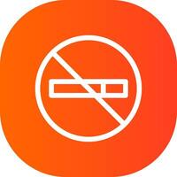 No Smoke Creative Icon Design vector