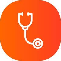 Stethoscope Creative Icon Design vector