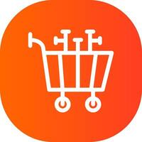 Cart Creative Icon Design vector