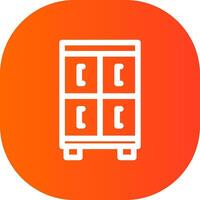 Office Locker Creative Icon Design vector