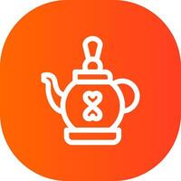 Teapot Creative Icon Design vector