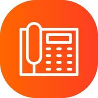 Telephone Creative Icon Design vector