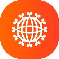 Global Network Creative Icon Design vector