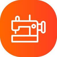 Sewing Machine Creative Icon Design vector