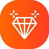 Diamond Creative Icon Design vector