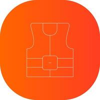 Lifejacket Creative Icon Design vector