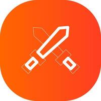 Sword Creative Icon Design vector