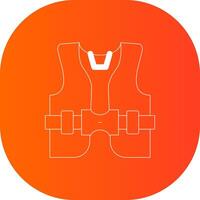 Life Jacket Creative Icon Design vector