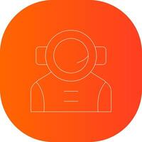 Astronaut Creative Icon Design vector