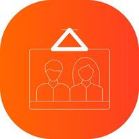 Frame Creative Icon Design vector