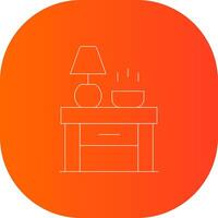 Nightstand Creative Icon Design vector