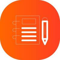 Notebook Creative Icon Design vector