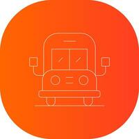 Bus Creative Icon Design vector